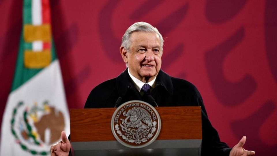 Andrés Manuel López Obrador en la conferencia mañanera en Palacio Nacional
FOTO: Guillermo O´Gam