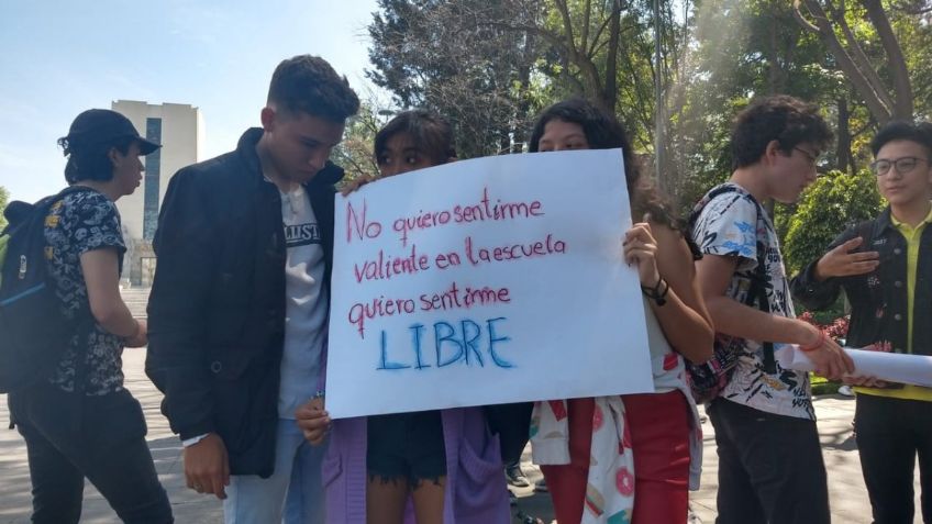 Llegan manifestantes a Rectoría de la UNAM