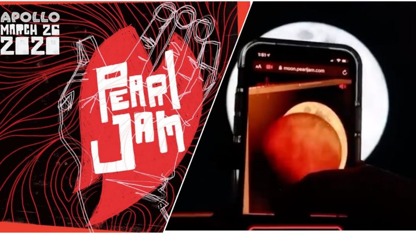 ¡Insólito! Dirige tu celular hacia la luna y escucharás nueva canción de Pearl Jam