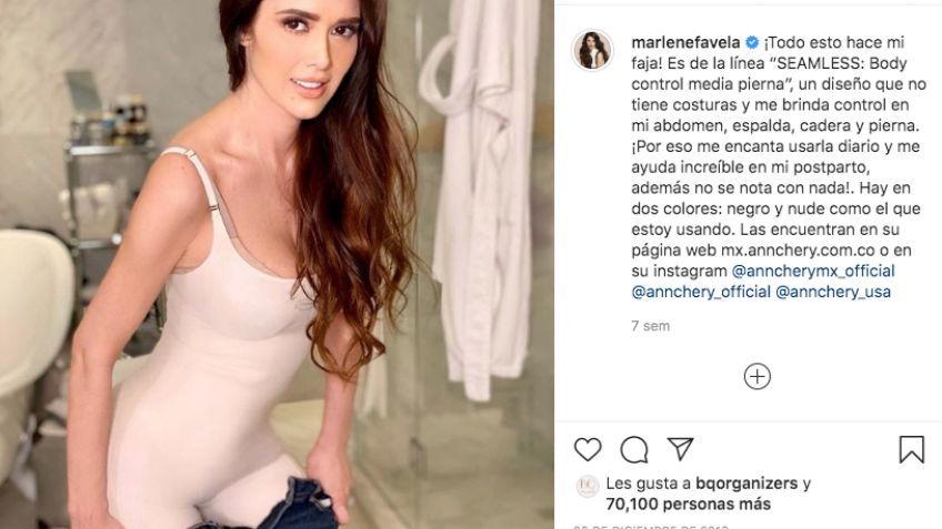 ¡Wow! Marlene Favela luce cuerpazo a cuatro meses de convertirse en mamá