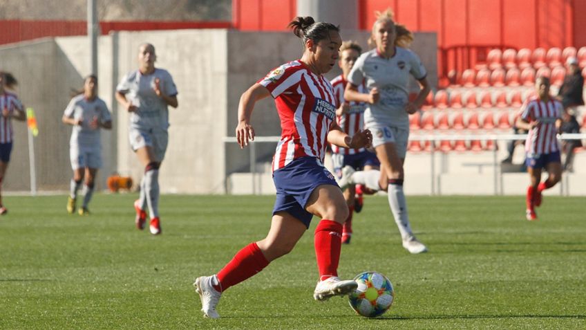 Charlyn Corral anota en la victoria del Atlético de Madrid