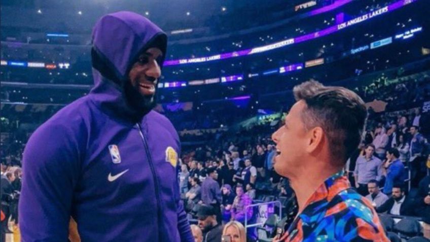 'Chicharito” Hernández presume FOTO junto a LeBron James