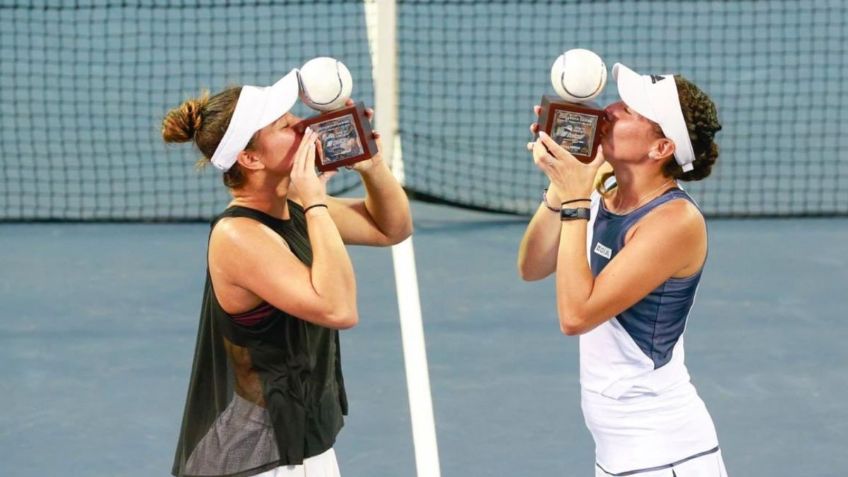 Giuliana Olmos, la primera mujer mexicana en ganar el Abierto Mexicano de Tenis