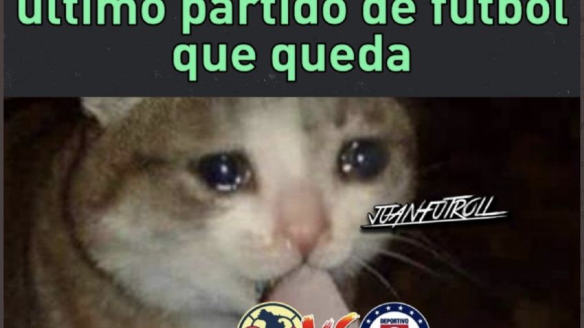 América vs Cruz Azul: los memes lamentan el parón de la Liga MX