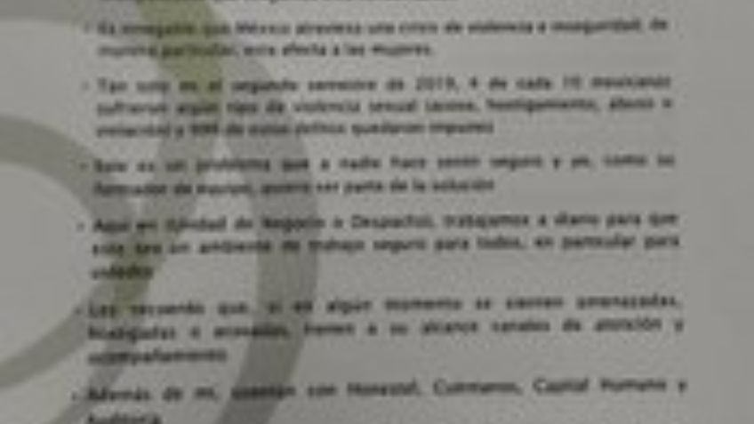 Un día sin mujeres: Televisora descontará el día a quien falte el 9 de marzo