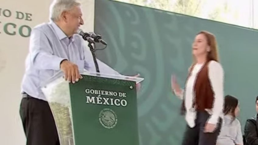 ¿Beatriz Müller le hizo fuchi a AMLO? Tras grito de "¡Beso! ¡Beso!" esto es lo que pasó: VIDEO