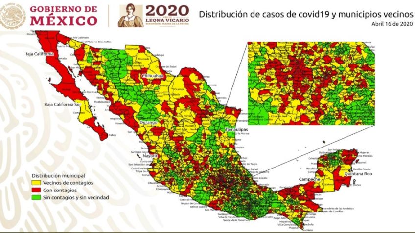 Covid-19: ¿Cómo sé en qué situación se encuentra mi municipio? MAPA