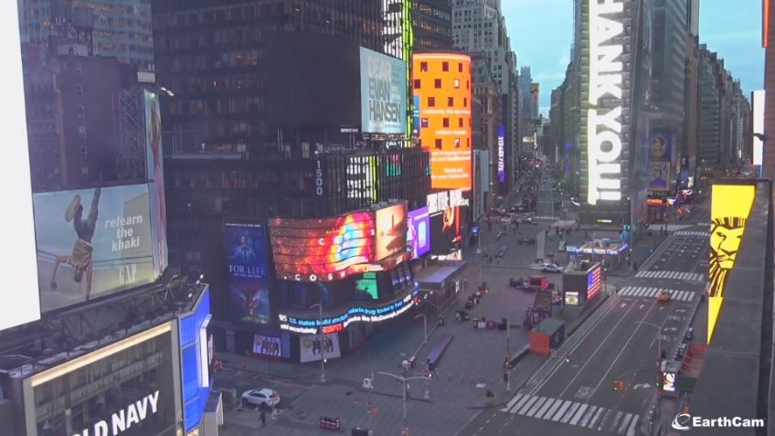 Lánzate al Times Square en Nueva York desde tu sofá con este streaming