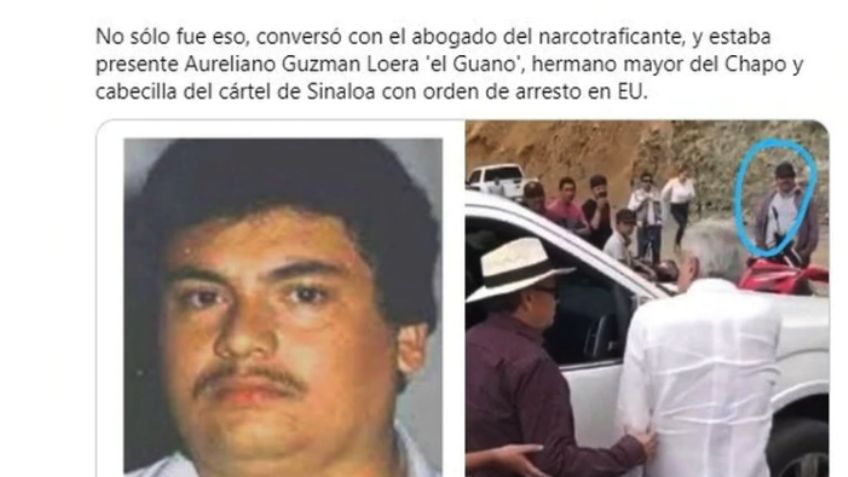 Aureliano "El Guano" Guzmán, el narco que supuestamente estuvo presente cuando AMLO saludó a la mamá de "El Chapo"