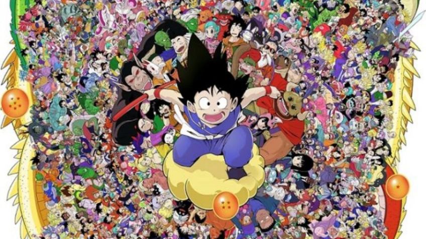 ¡Increible! Así se ven todos los personajes de Dragon Ball en una sola imagen