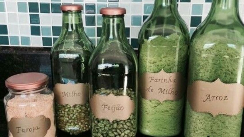 Recicla botellas de vidrio; conviértelas en 5 objetos útiles para la casa