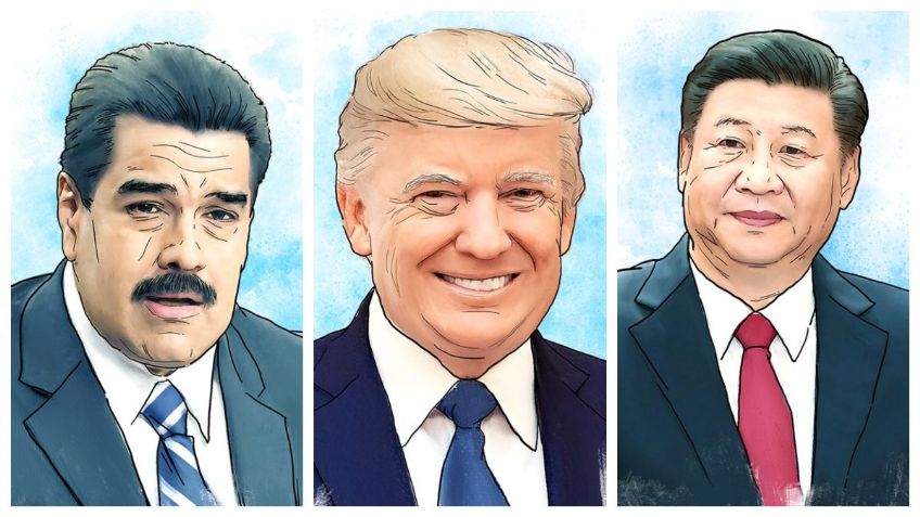 Nicolás Maduro, Donald Trump y Xi Jinping, líderes 'polémicos”