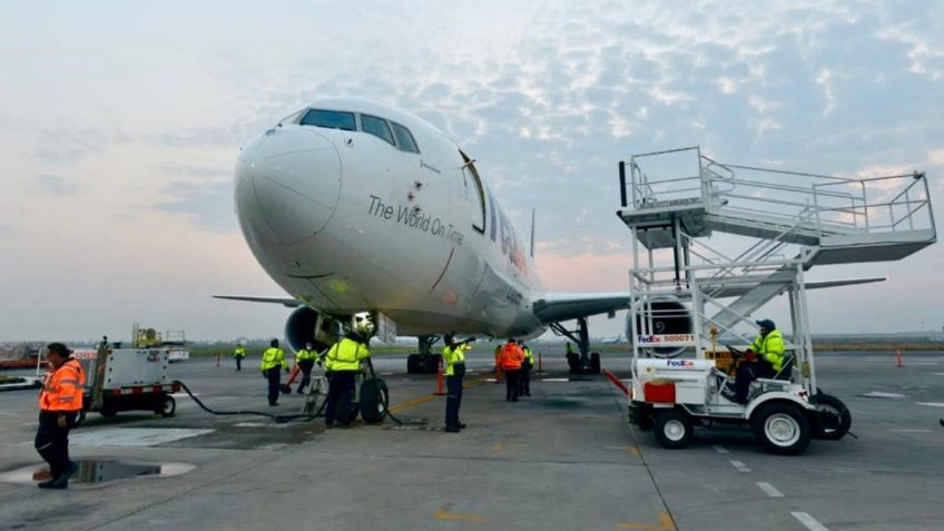 Arriba tercer vuelo con ventiladores adquiridos en Estados Unidos