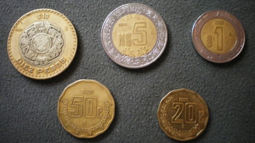 ¿Qué sucede cuando juntas las monedas de 1, 2, 5 y 10 pesos? ¡Enigmático resultado!