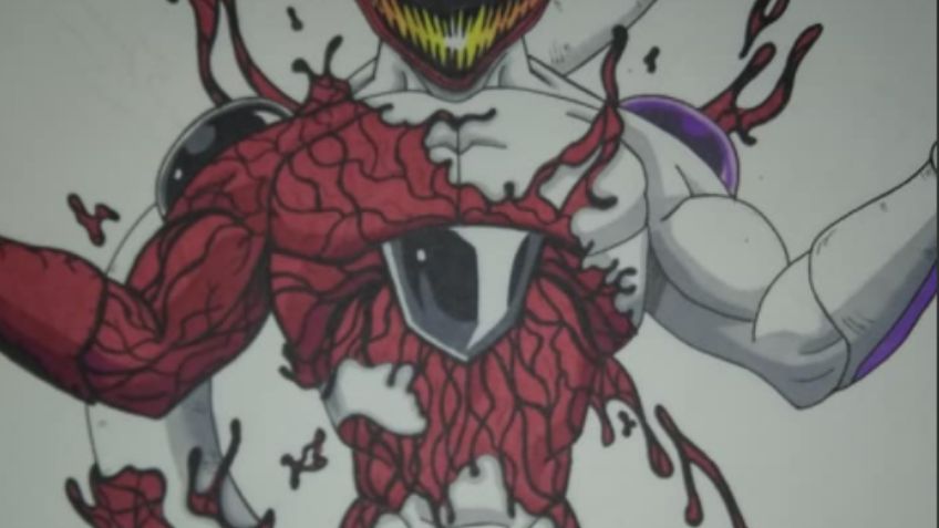 FOTOS: Así se verían los villanos de Dragon Ball si se fusionaran con Venom