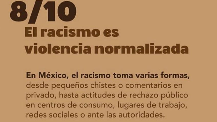 Decálogo para comprender los tipos de racismo en México y combatirlo