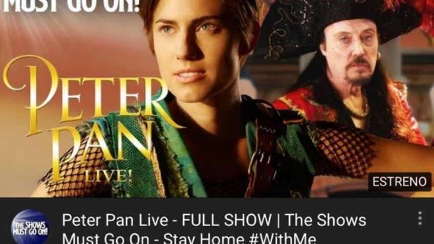 Peter Pan, el musical, se transmitirá GRATIS desde Nueva York, EU