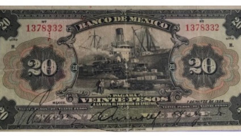 ¿Tienes este billete de 20? Podrías venderlo en más de 4 mil pesos: FOTO