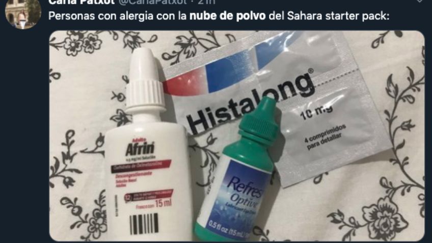 Nube de polvo del Sahara llega a México en forma de memes