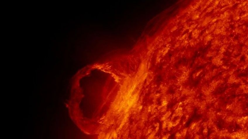 NASA revela FOTO de la llamarada del Sol más grande desde 2017