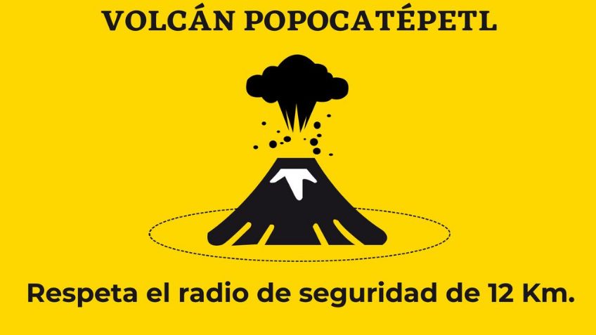 VIDEO: Explosión en el volcán Popocatépetl genera columna de humo y ceniza