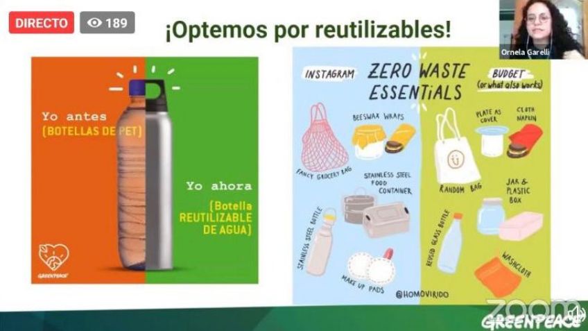 Piden a capitalinos evitar productos desechables para no contaminar