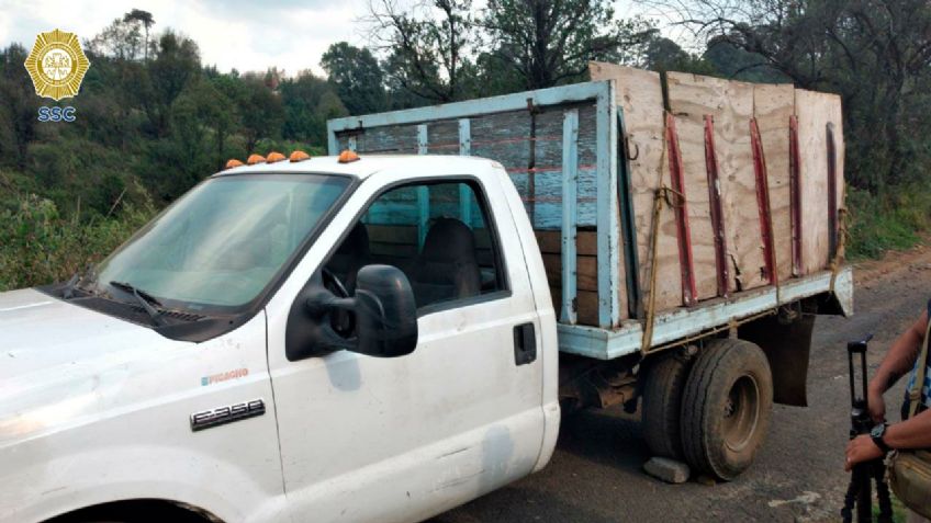 Detienen a tres hombres por tala ilegal de árboles en Milpa Alta