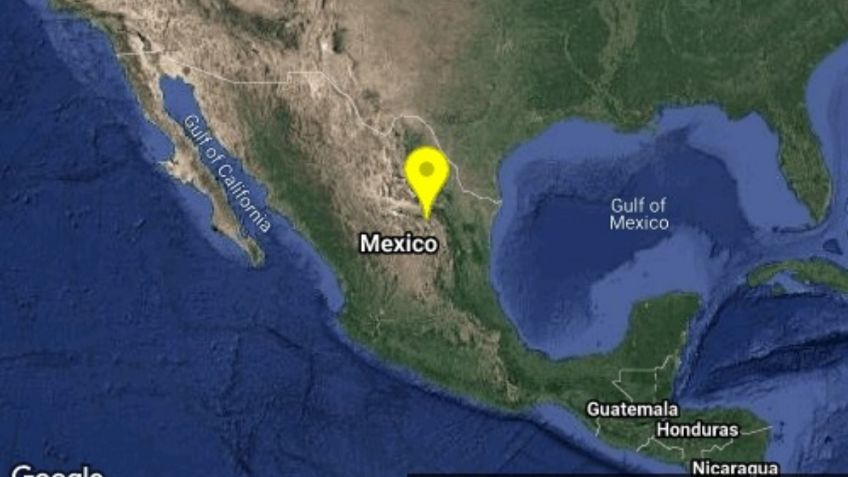 Reporta Servicio Sismológico Nacional sismo de 4.5 grados en Saltillo