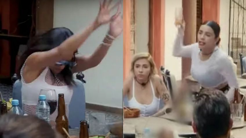 Acapulco Shore: Dania le arroja un vaso a Mane en la cara, aquí la pelea COMPLETA