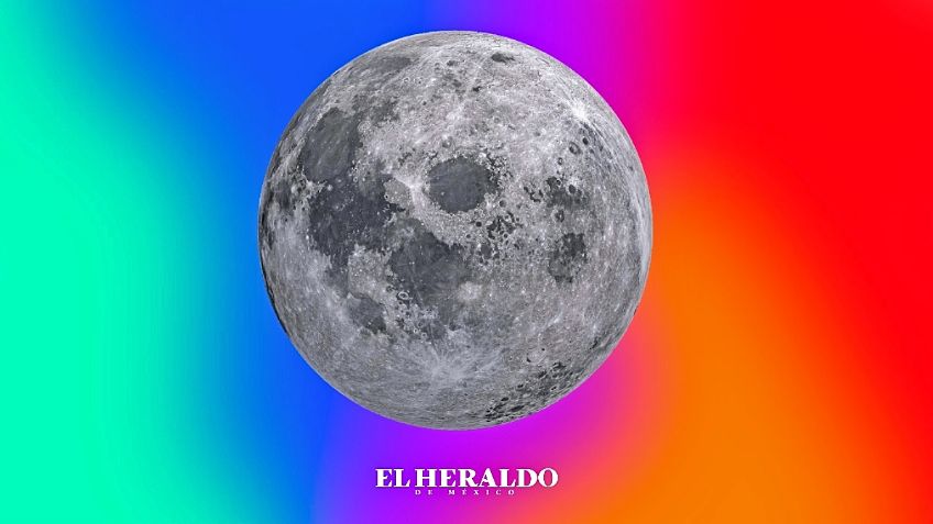 ¡No los podemos ver! La LUNA en realidad tiene ESTOS colores: FOTO