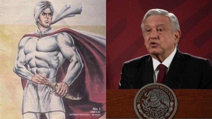 López Obrador "recurre" al superhéroe Kalimán ante críticas de Felipe Calderón