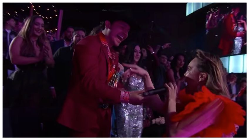 ¿Amor a primera vista? Así fue la vez que Belinda le bailó y cantó a Christian Nodal cuando se conocieron: VIDEO