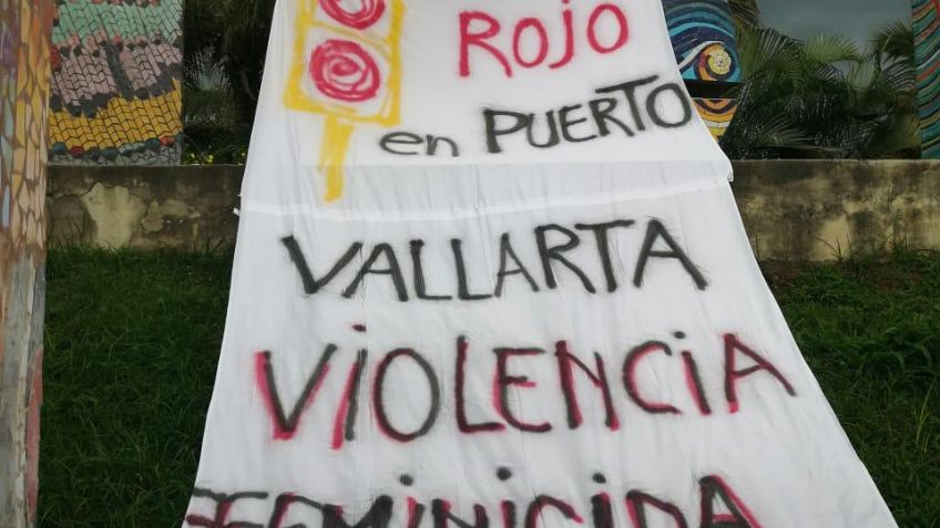 Mujeres decretan SEMÁFORO ROJO por violencia de género en Bahía de Banderas y Puerto Vallarta