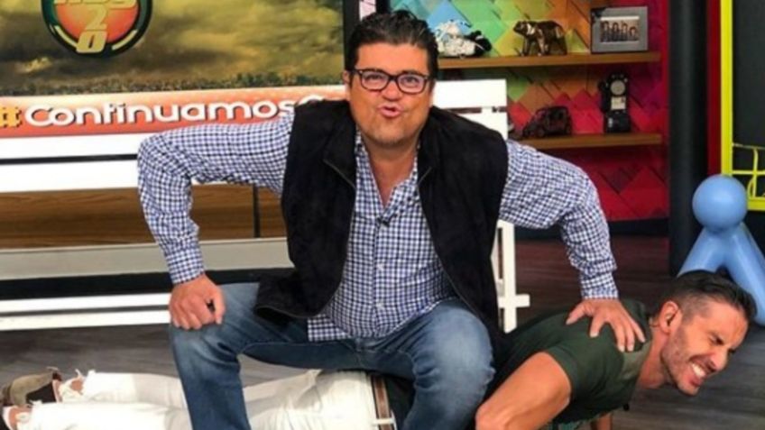 ¿Traiciona a Televisa? Jorge “El Burro" Van Rankin es visto en los pasillos de TV Azteca