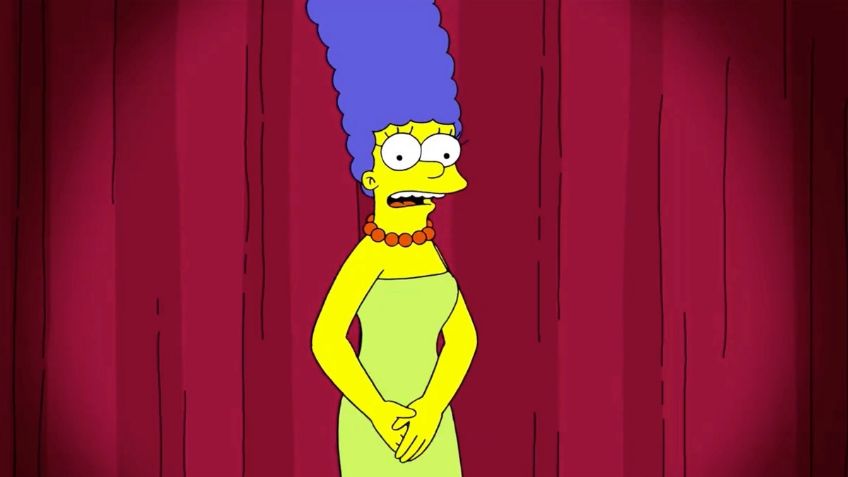 Marge Simpson le "responde" a equipo de Trump por compararla con Kamala Harris