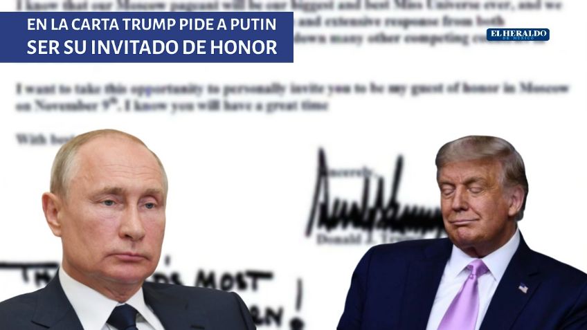 Donald Trump ofreció a Putin las mujeres más hermosas del mundo en cartas