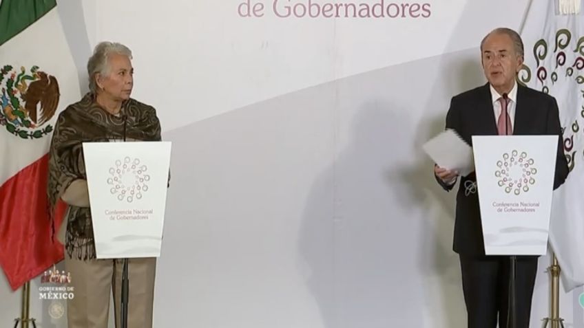 Sánchez Cordero anuncia compromisos y acuerdos de López Obrador con la Conago