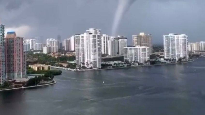 Tromba marina se adentra en tierra como tornado y causa destrozos en Florida: VIDEO + FOTO