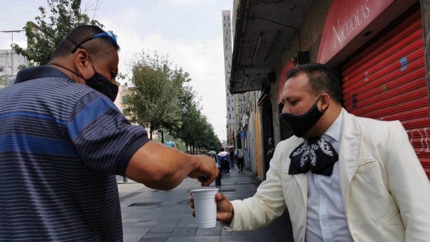 Mariachis de Garibaldi salen a las calles a pedir apoyo para sobrevivir al Covid-19