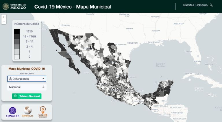 También puedes consultar el número de MUERTOS en tu municipio FOTO Captura de pantalla 