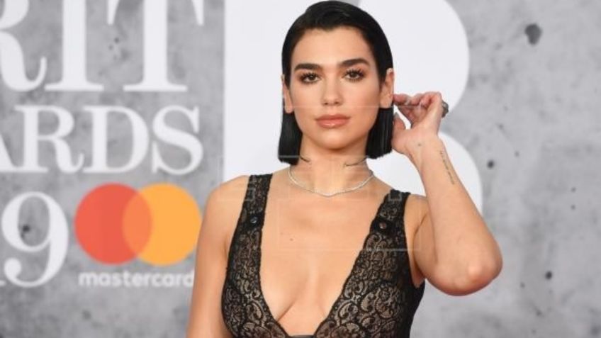 Dua Lipa sorprende con FOTO en vestido transparente