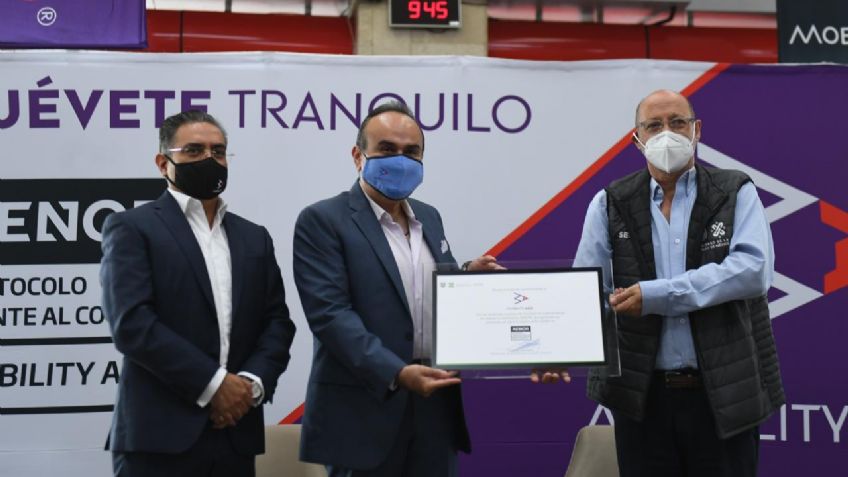 Certifican a MOBILITY ADO por acciones frente al Covid-19