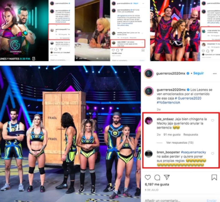 Críticas contra Macky FOTO IG Guerreros 2020