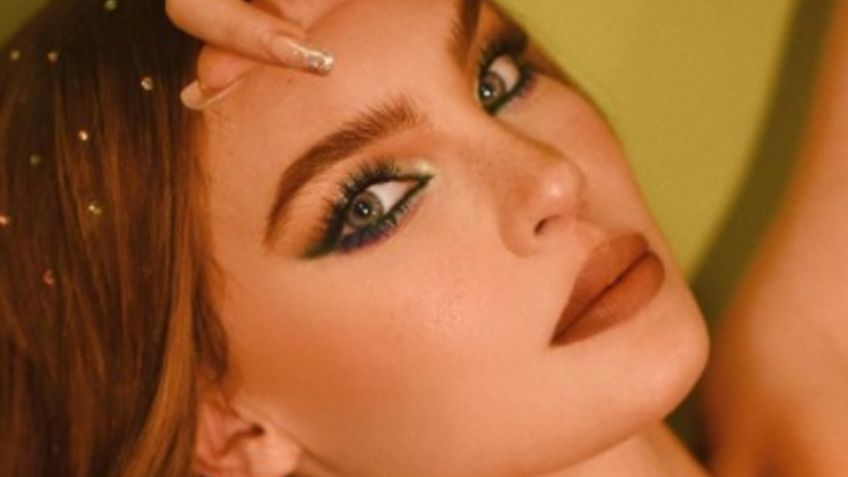 ¿Cómo Lady Gaga? Belinda luce su hermosa melena en tono VERDE: FOTO