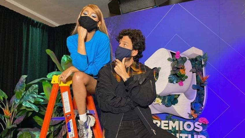 Danna Paola y su efusivo reencuentro con Sebastián Yatra: VIDEO + FOTOS