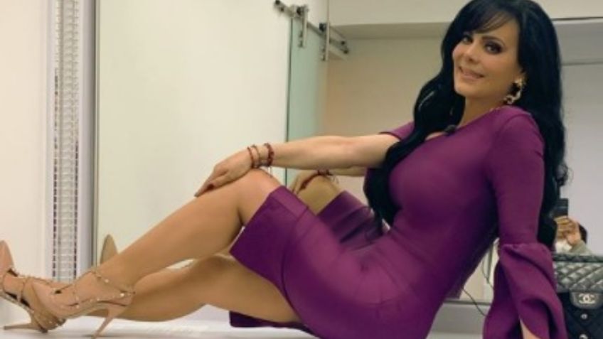 Maribel Guardia hace ejercicio con SEXY outfit deportivo y ¿se motiva viendo FOTOS de ella misma?