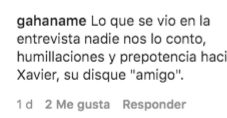 Mensaje de culpa de Charly López