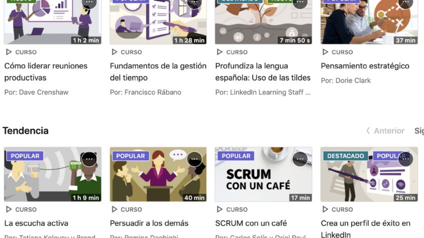 Cursos gratuitos que puedes tomar desde LinkedIn