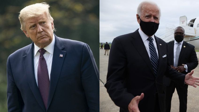 Donald Trump y Joe Biden en tregua por aniversario de los atentados del 11/9