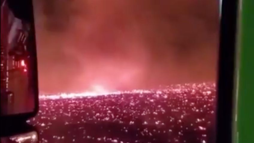 VIDEO: Captan impresionante tornado de fuego en incendios forestales de California